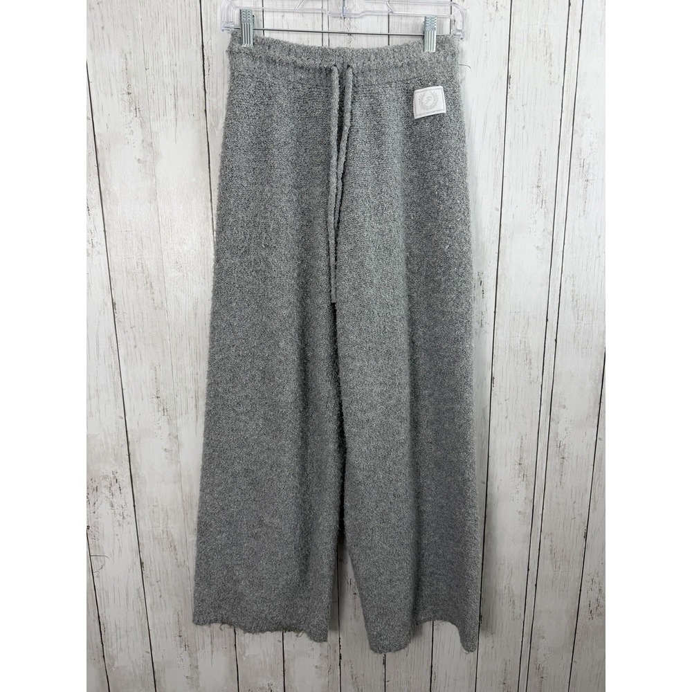 Women's PINK Victoria Secret Warm Fuzzy Sweater Pants Gray Size XS - Picture 9 of 11